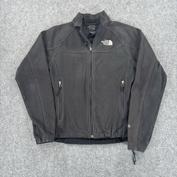 The North Face Jacket Womens Small Faded Black Windwall Softshell Outdoors - Picture 1 of 9